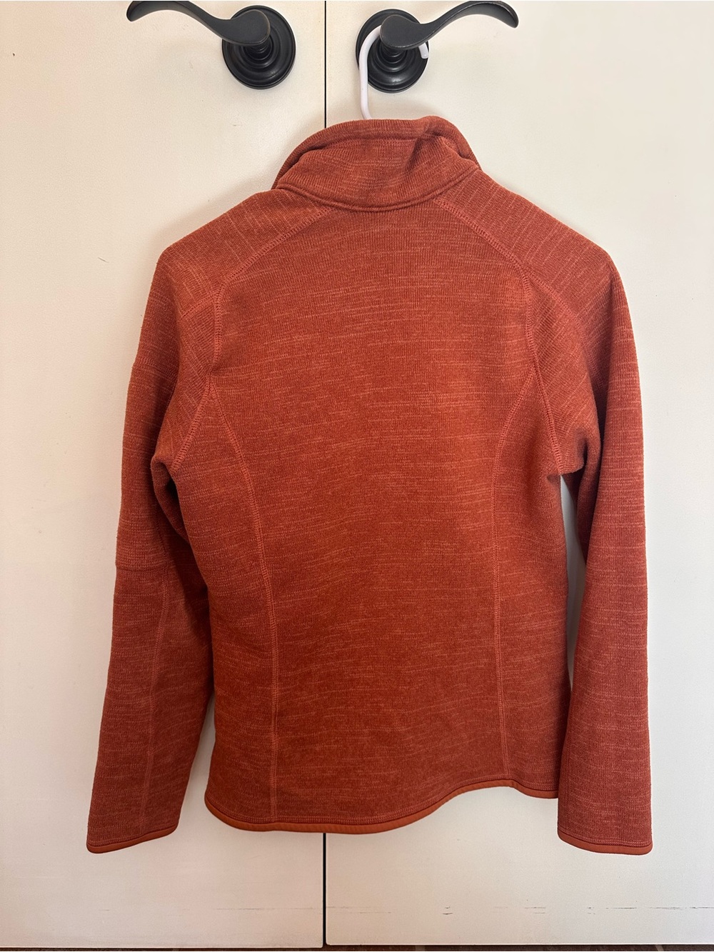 Patagonia womens Better Sweater Jacket Full-Zip Burnt Orange - Picture 4 of 6